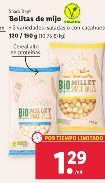 Lidl Snack Day Bolitas de Mijo oferta