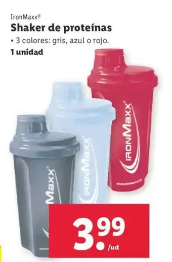 Lidl Ironmaxx Shaker De Proteínas oferta