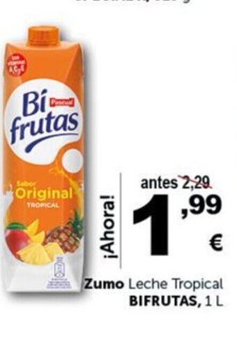 Masymas Zumo Leche Tropical Bifrutas oferta