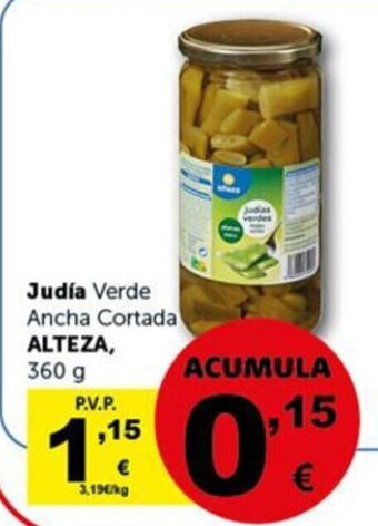 Masymas Judía Verde Ancha Cortada Alteza oferta