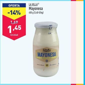 ALDI Mayonesa la villa oferta