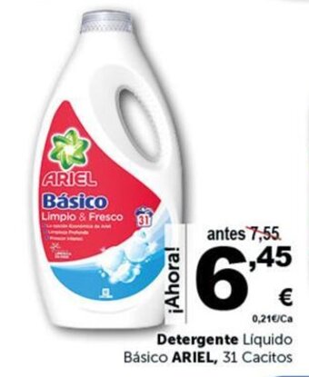 Masymas Detergente Líquido Básico Ariel oferta