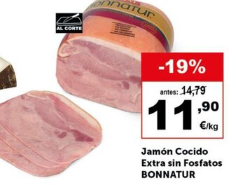 Masymas Jamón Cocido Extra Sin Fosfatos Bonnatur oferta