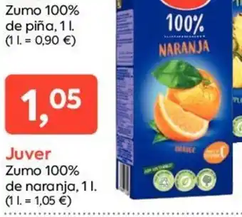 Suma Supermercados Juver Zumo 100% de Naranja oferta