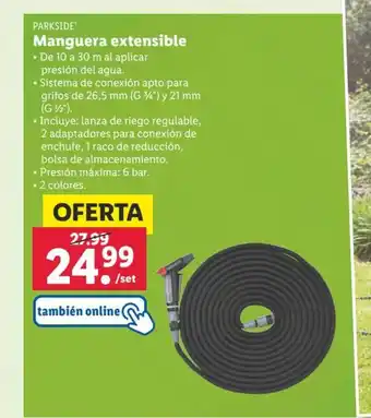 Lidl Manguera Extensible oferta