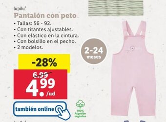 Lidl Pantalón Con Peto oferta