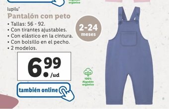 Lidl Pantalón Con Peto oferta