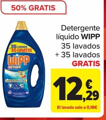Carrefour Detergente Líquido Wipp oferta