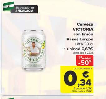 Carrefour Cerveza Victoria oferta