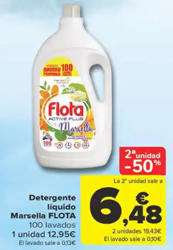 Carrefour Detergente Líquido Marsella Flota oferta