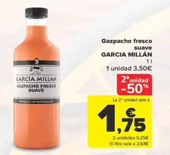 Carrefour Gazpacho Fresco Suave Garcia Millán oferta