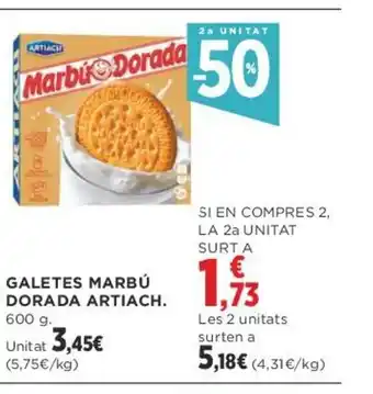 Supercor Galetes Marbû Dorada Artiach oferta