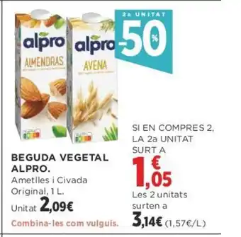 Supercor Beguda Vegetal Alpro oferta