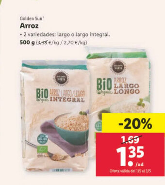Lidl Arroz oferta