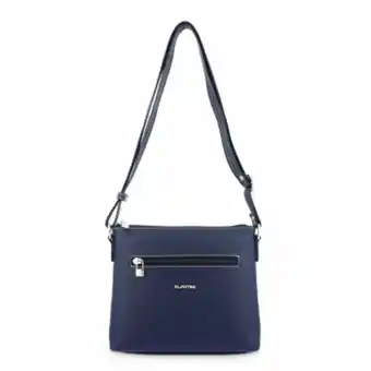 El Potro Bolso bandolera mujer en lona color azul-angula oferta