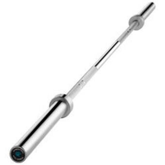 Decathlon Barra olímpica musculación 2.2m x 50mm 4 rodamientos fitness tech oferta