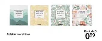 Zeeman Bolsitas aromáticas pack de 3 oferta