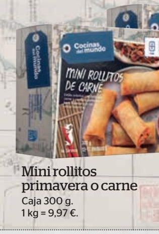 La Sirena Mini rollitos carne cj 300g oferta