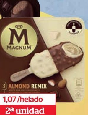 La Sirena Magnum bombón remix almond cj 3u 255ml oferta