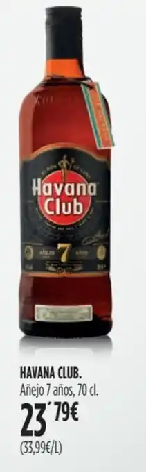Hipercor HAVANA CLUB. Añejo 7 años, 70 cl. oferta