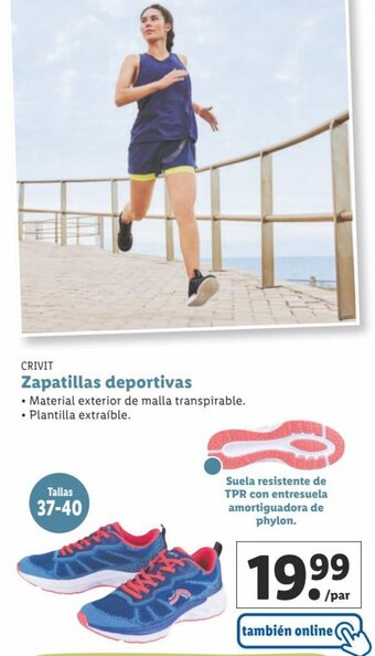 Lidl CRIVIT Zapatillas deportivas oferta