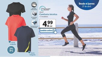 Lidl CRIVIT Camiseta técnica oferta