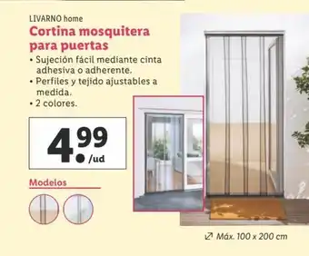 Lidl LIVARNO home Cortina mosquitera para puertas oferta