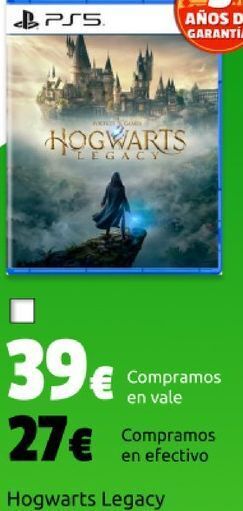 CeX Hogwarts legacy oferta