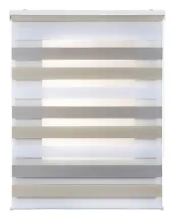Estor enrollable duolux tricolor 120x250 cm