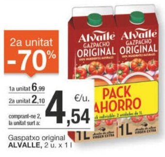 BonpreuEsclat Gaspatxo original ALVALLE, 2 u. x 11 oferta