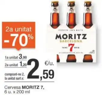 BonpreuEsclat Cervesa MORITZ 7, oferta
