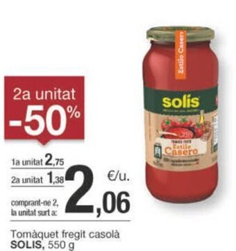 BonpreuEsclat Tomàquet fregit casolà SOLIS, 550 g oferta