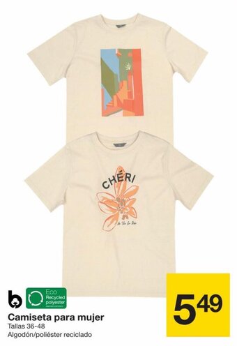 Zeeman Camiseta para mujer oferta