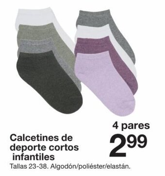 Zeeman Calcetines de deporte cortos infantiles oferta