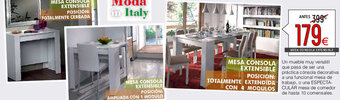 Atrapamuebles MESA CONSOLA EXTENSIBLE oferta
