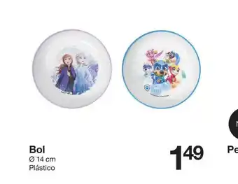 Bol Ø 14 cm. Plástico