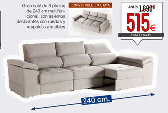Atrapamuebles SOFA 3 PLAZAS oferta