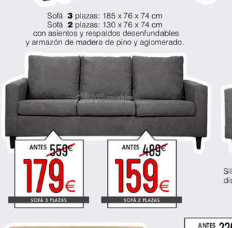 Atrapamuebles SOFA 2 PLAZAS oferta