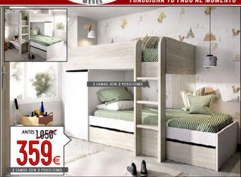 Atrapamuebles 2 CAMAS CON 2 POSICIONES oferta