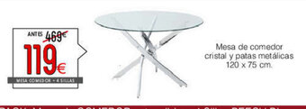 Atrapamuebles MESA COMEDOR + 4 SILLAS oferta