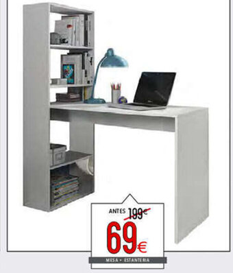 Atrapamuebles MESA + ESTANTERIA oferta