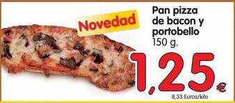 Alimerka Pan pizza de bacon y portobello 150g oferta