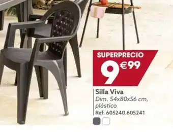 GiFi Silla Silla Viva Dim. 54x80x56 cm, plástico oferta