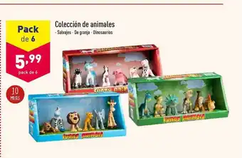 ALDI Colección de animales Pack de 6 oferta