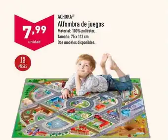 ALDI Achoka Alfombra de juegos 75 x 112 cm oferta