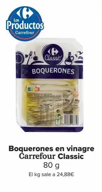 Carrefour Boquerones en vinagre carrefour classic oferta