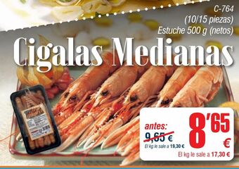 Abordo Cigalas oferta