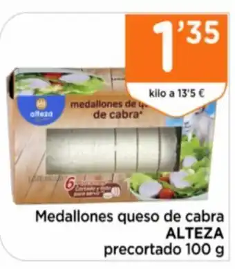 Supermercados Deza Medallones de queso de cabra alteza oferta