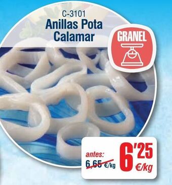 Abordo Anillas de pota oferta