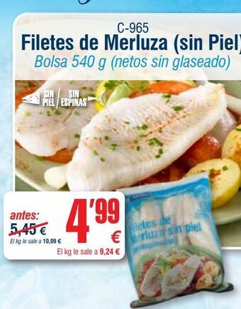 Abordo Filetes de merluza oferta